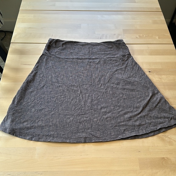 Toad&Co Brown Patterned Organic Cotton Skirt - Picture 2 of 7